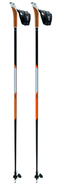 Bâton Swix Ct3 Twist&Go Just Click Liège Synthétique Black Orange