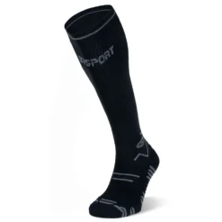 Chaussettes De Compression Bv Sport Trail Compression Noir Gris